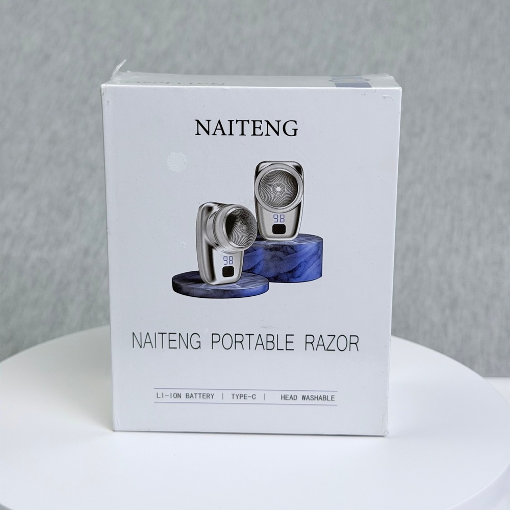 Naiteng Portable Razor FCX07 Mini Electric Shaver Type-C Rechargeable Silver
